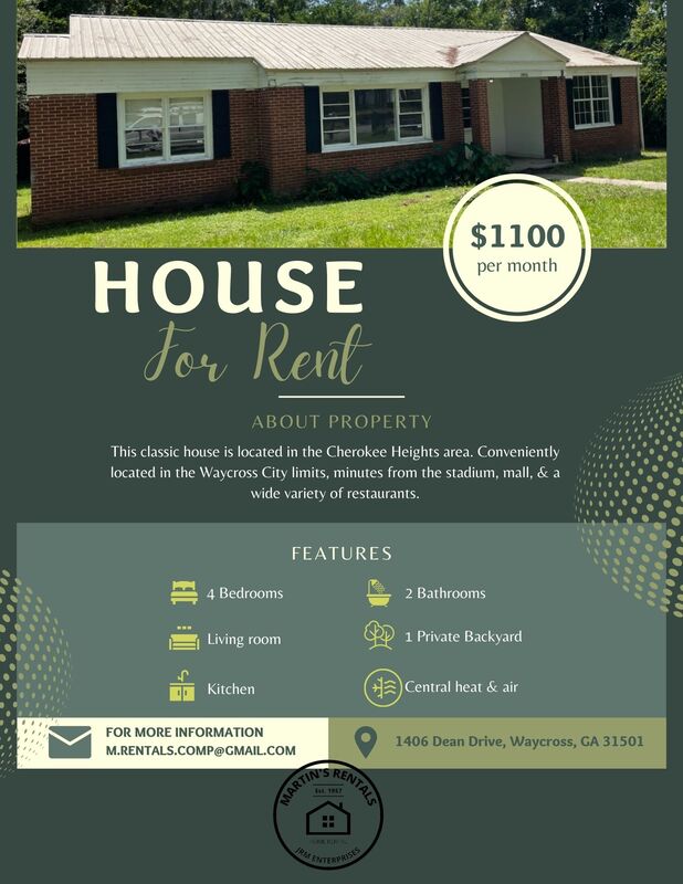 property rental flyer template ms word